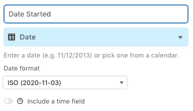 The Field Configuration
